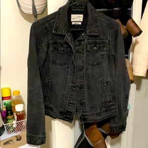 Black jean jacket
